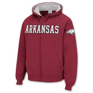 Arkansas Razorbacks NCAA Mens Full Zip Hoodie