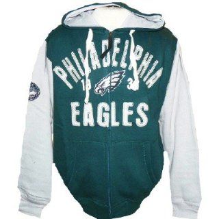Philadelphia Eagles 3rd Down Zip Hoodie Sweatshirt (2XL