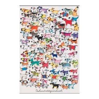 100 Dogs And A Cat Poster Print