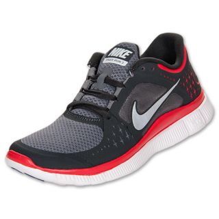 Mens Nike Free Run+ 3 Cool Grey/Pimento SMU