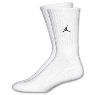 Jordan Mens Crew Sock White/Black