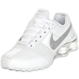Nike Womens Shox Deliver Running Shoe White/Silver