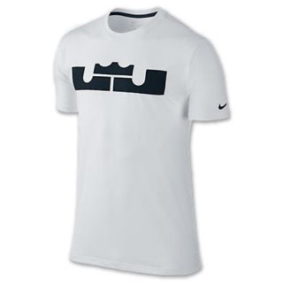 Nike Lebron Logo Mens Tee Shirt White/Black
