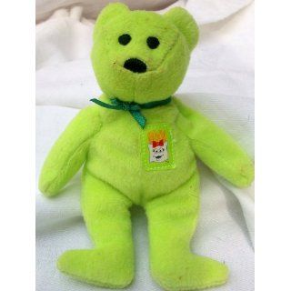 Mcdonalds Happy Meal Green Bear Ty Teenie Beanie Doll Toy