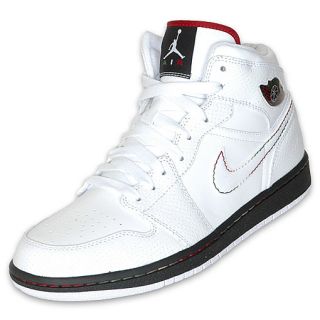 Mens Air Jordan Retro I Basketball Shoes White