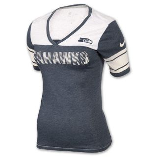 Nike Seattle Seahawks Touchdown Womens V Neck Team