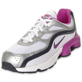 Nike Preschool Shox Turbo 9 Running Shoe White