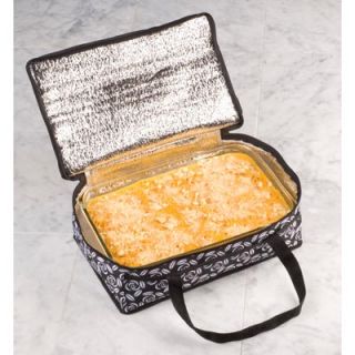 Deliver hot food in style and safely with this pretty insulated travel