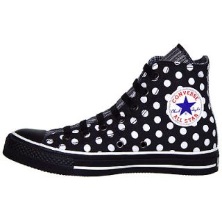 Converse All Star Chucks Schuhe EU 42 5 Dots Weiß Schwarz Punkte