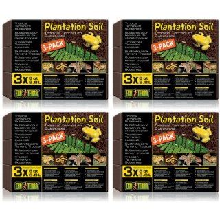 Exo Terra Plantation Soil, 8 qt. 12 pack (4 x 3pk) Pet