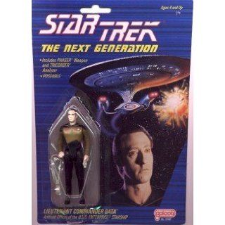 Star Trek 1988 Galoob Blue Faced Data Action Figure Toys