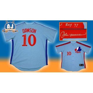 Signed Andre Dawson Jersey   Montreal Expos Everything