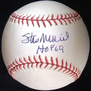 STAN MUSIAL Signed Baseball Autographed Ball Beautiful Baseball HOF 69