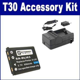Pentax Optio T30 Digital Camera Accessory Kit includes