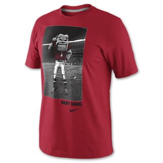 Nike Georgia Bulldogs NCAA Mascot Photo Mens Tee Shirt