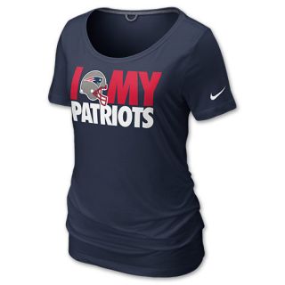 Nike New England Patriots Team Dedication Womens NFL Tee Shirt