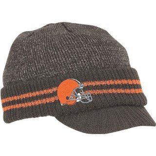 Reebok Cleveland Browns Sideline Player 2nd Season Visor Knit Hat One