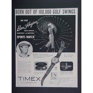 Ben Hogan 1950 Timex Watches Professionally Matted