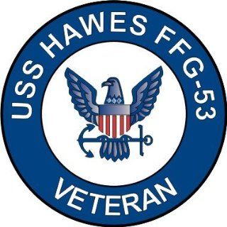 US Navy USS Hawes FFG 53 Ship Veteran Decal Sticker 3.8 6 Pack