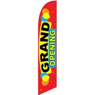 Grand Opening Feather Flag Banner Sign Complete Kit