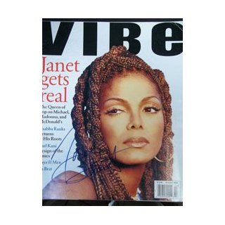 Signed Jackson, Janet Vibe Magazine 10/1994 Collectibles
