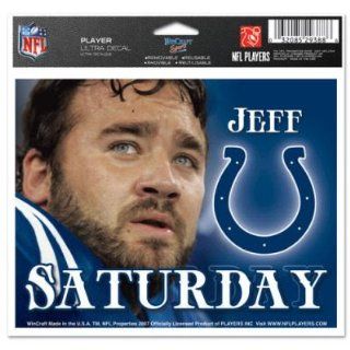 INDIANAPOLIS COLTS JEFF SATURDAY OFFICIAL LOGO 4X6 ULTRA