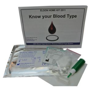 Blood Group Type Home Test Kits CE Marked
