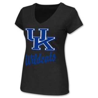 Womens Colosseum Kentucky Wildcats NCAA Favorite V Neck Tee Shirt