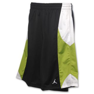 Mens Jordan Durasheen Shorts Black/Green/White