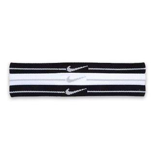 Nike Hairband/Wristband Black/White/Grey