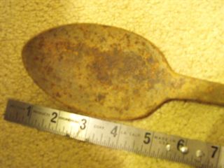 US WW2 Mess Cook Tin Serving Spoon 18 in Long Used