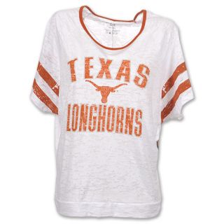Texas Longhorns Burn Batwing NCAA Womens Tee Shirt