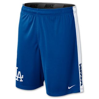 Mens Nike Los Angeles Dodgers MLB Dri FIT Fly Training Shorts