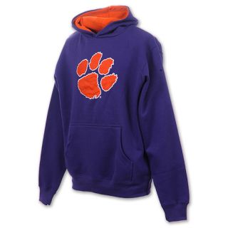 Clemson Tigers Icon NCAA Youth Hoodie Purple