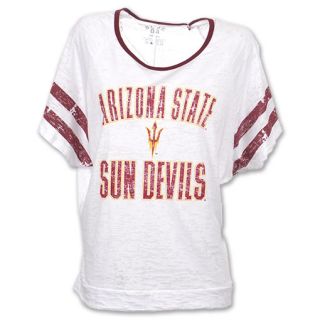 Arizona State Sun Devils Tide Burn Batwing NCAA Womens Tee Shirt