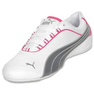 Puma Soleil FS Womens Casual Shoe White/Grey/Pink