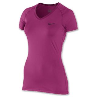 Womens Nike Pro Core II Fitted Shirt Rave Pink