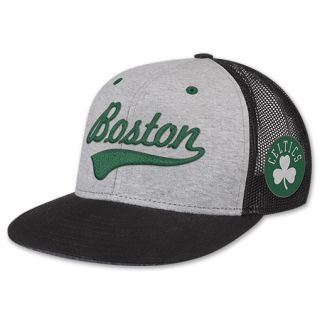 adidas Boston Celtics NBA Mesh Snapback Hat Grey