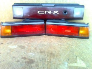 Honda CRX EF6 EF8 Tail Lights and Reflector