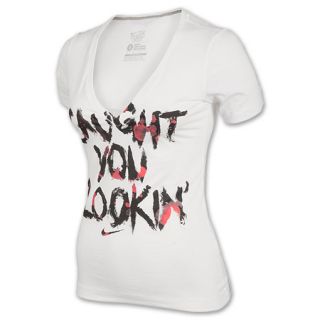 Womens Nike Caught You Lookin Tee Shirt White