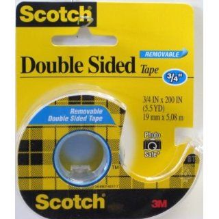 3M Tape Doub Side Removable .75 X 200 (12 Pack) Office