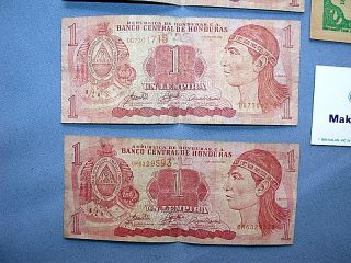 Vintage Honduras and Japanese Paper Money Lot Plus EXTRAS