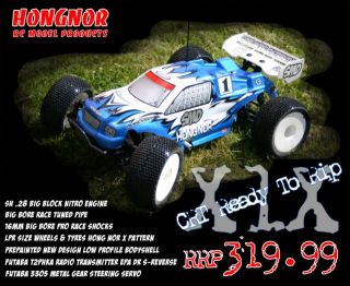 The new Hong Nor X1X RTR Truggy upgraded with Super Big Bore Pro Race