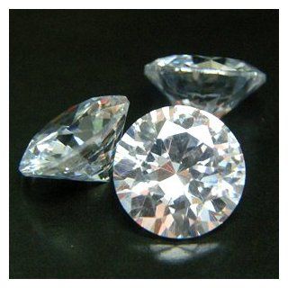 Round 3.5mm AAAAA Cubic Zirconia White CZ Stone Lot of 25