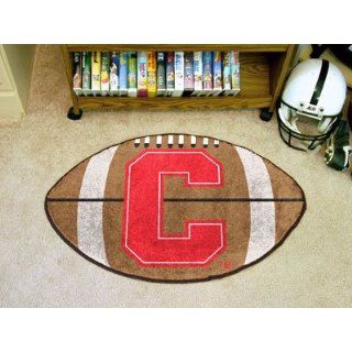 Cornell Big Red Football Shaped Area Rug Welcome/Bath Mat