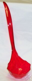 New Red Plastic Punch Bowl Ladle 12 Punch Cup Hooks