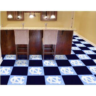 UNC   Chapel Hill NC LOGO   Collegiate Carpet Tiles Mat