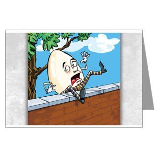 Greeting Cards (10 Pack) Humpty Dumpty Sat On Wall