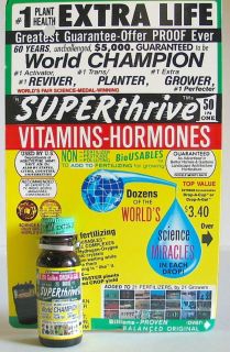 Superthrive Vitamins and Hormones for Plants 1 2 Oz
