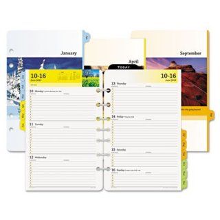Day Timer 2013 Serenity 2 Page Per Week Planner Refill, 8